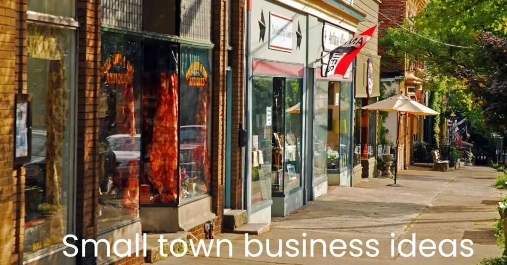 small town business ideas